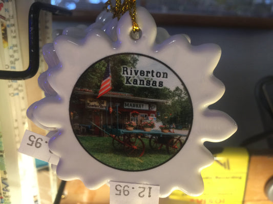 Old Riverton Store Christmas Ornament