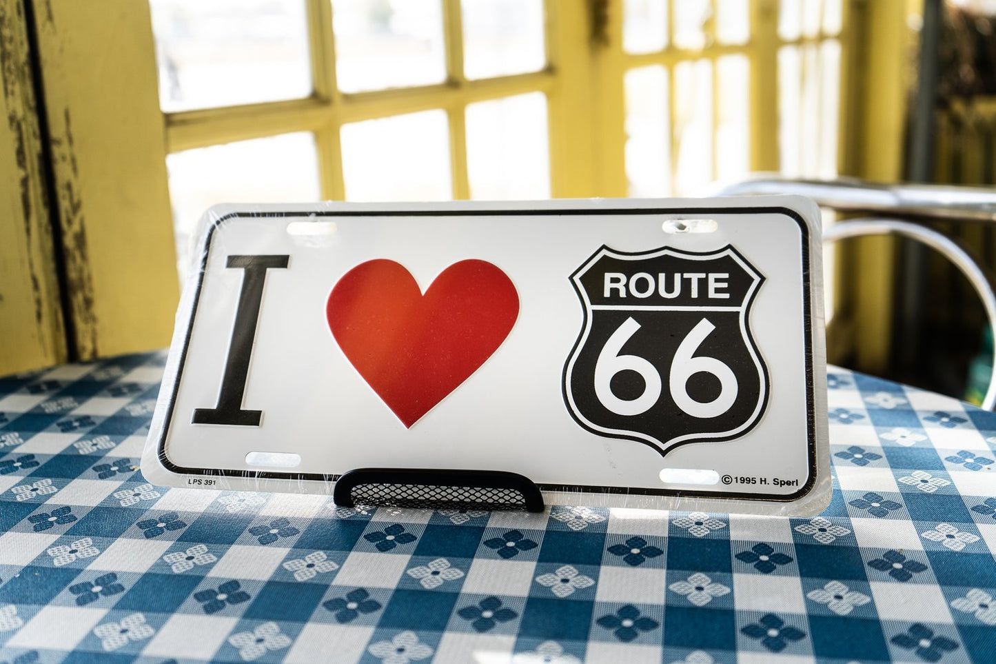 Route 66 License Plates